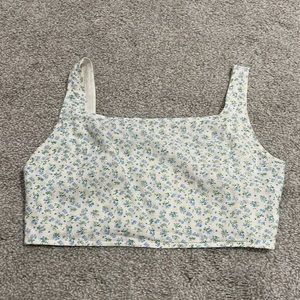 Showpo size 4 US flower crop top